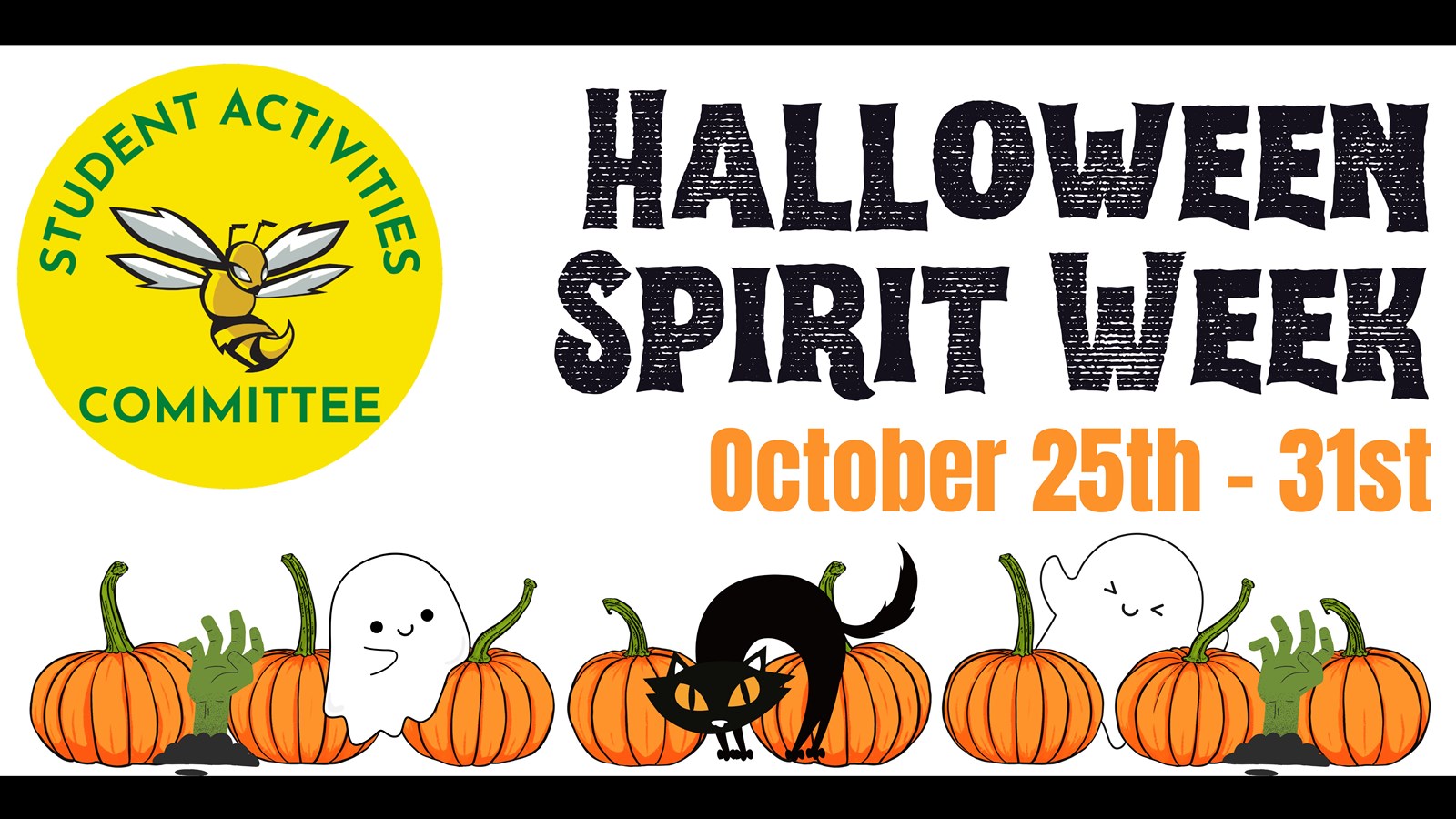 Halloween Spirit Week Banner
